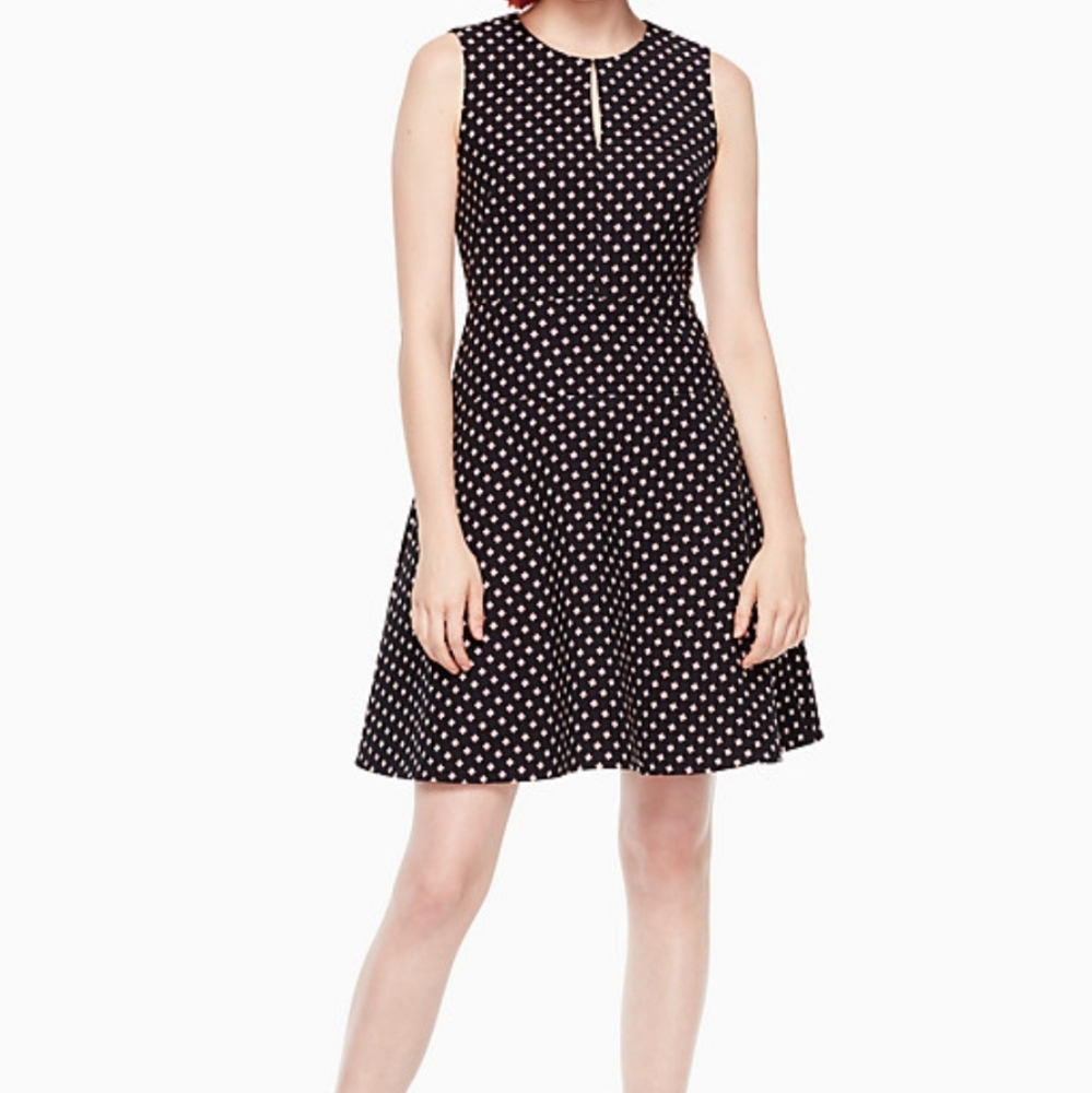 NWT kate spade Diamond Jacquard A-Line Dress, 00